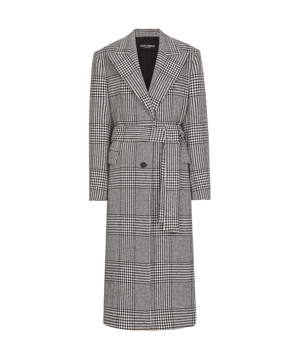 Check-Pattern Coat
