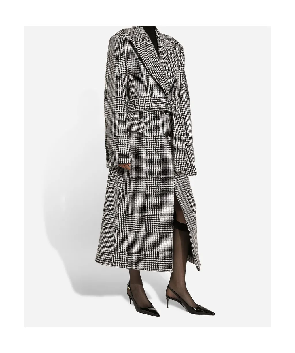 Check-Pattern Coat