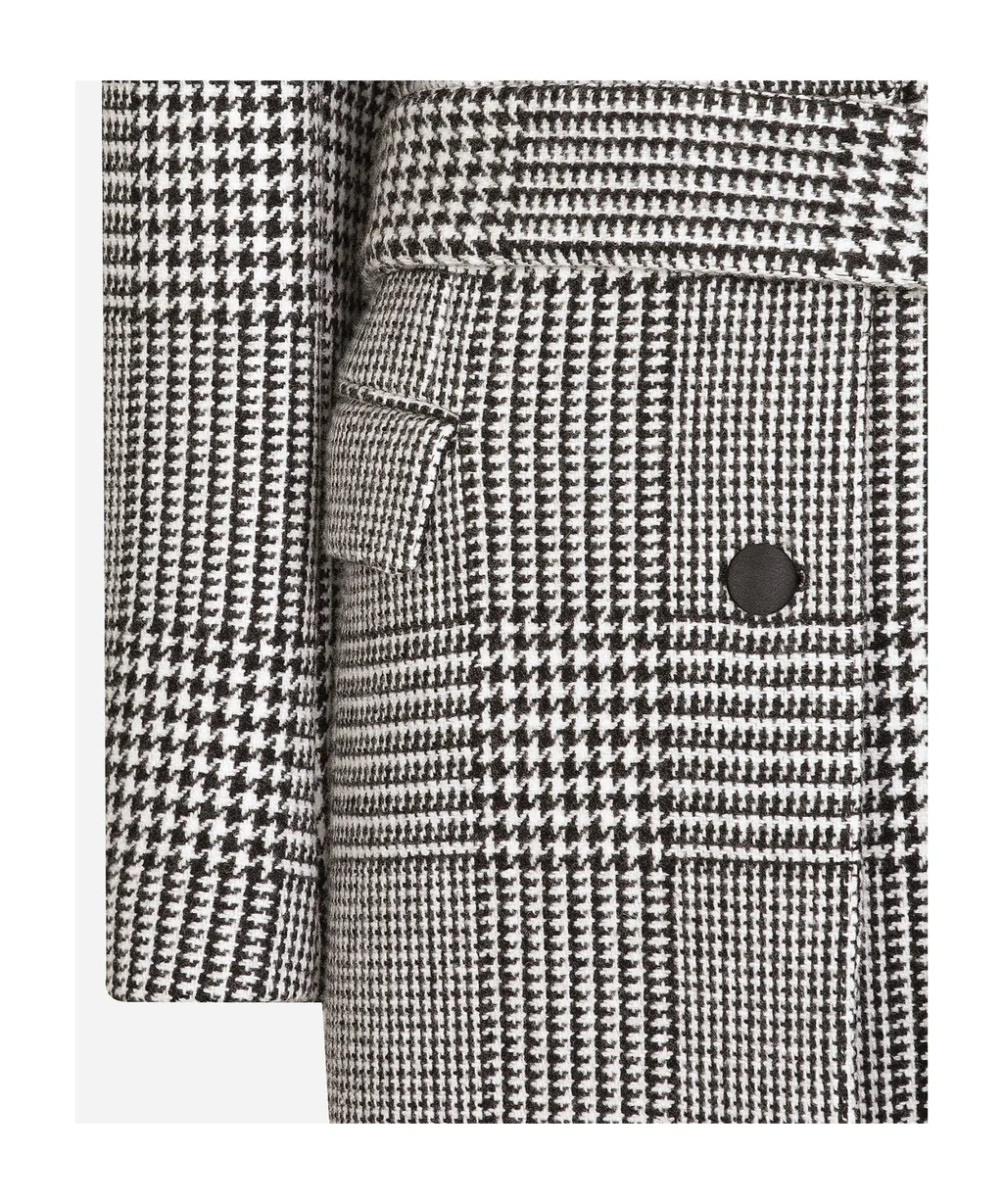 Check-Pattern Coat