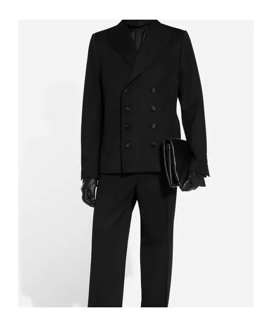 Double-Breasted Satin Jacket
