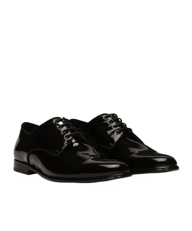 Round Toe Lace-Up Shoes
