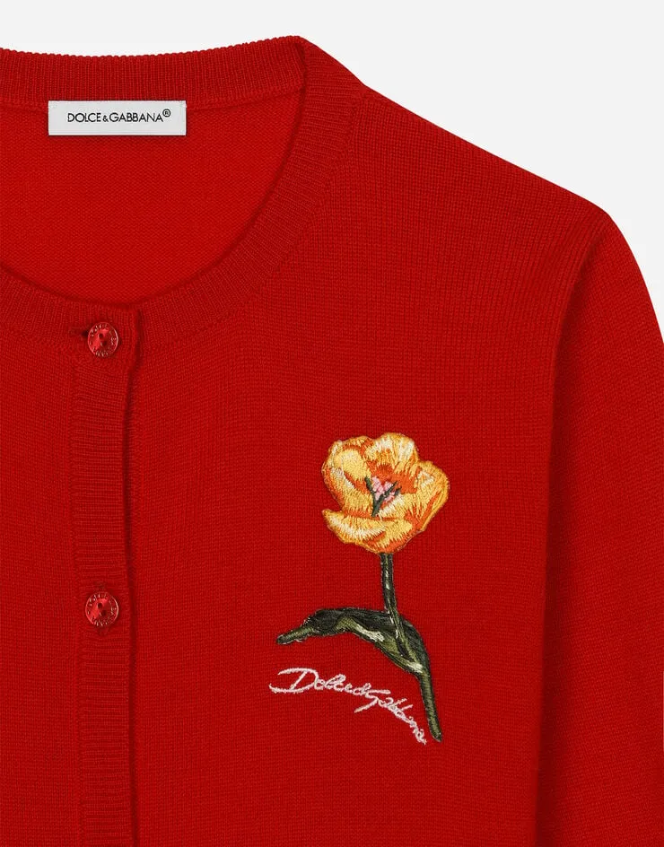 Logo Knit Cardigan
