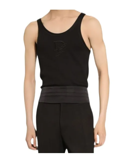 Logo Embroidered Tank Top