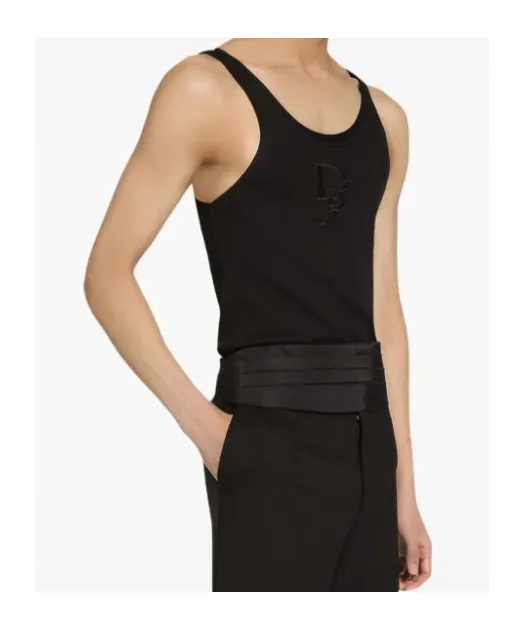 Logo Embroidered Tank Top