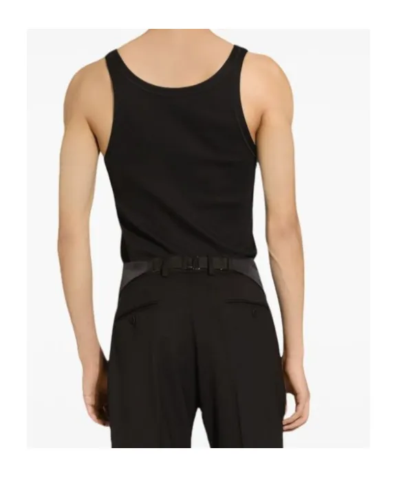 Logo Embroidered Tank Top