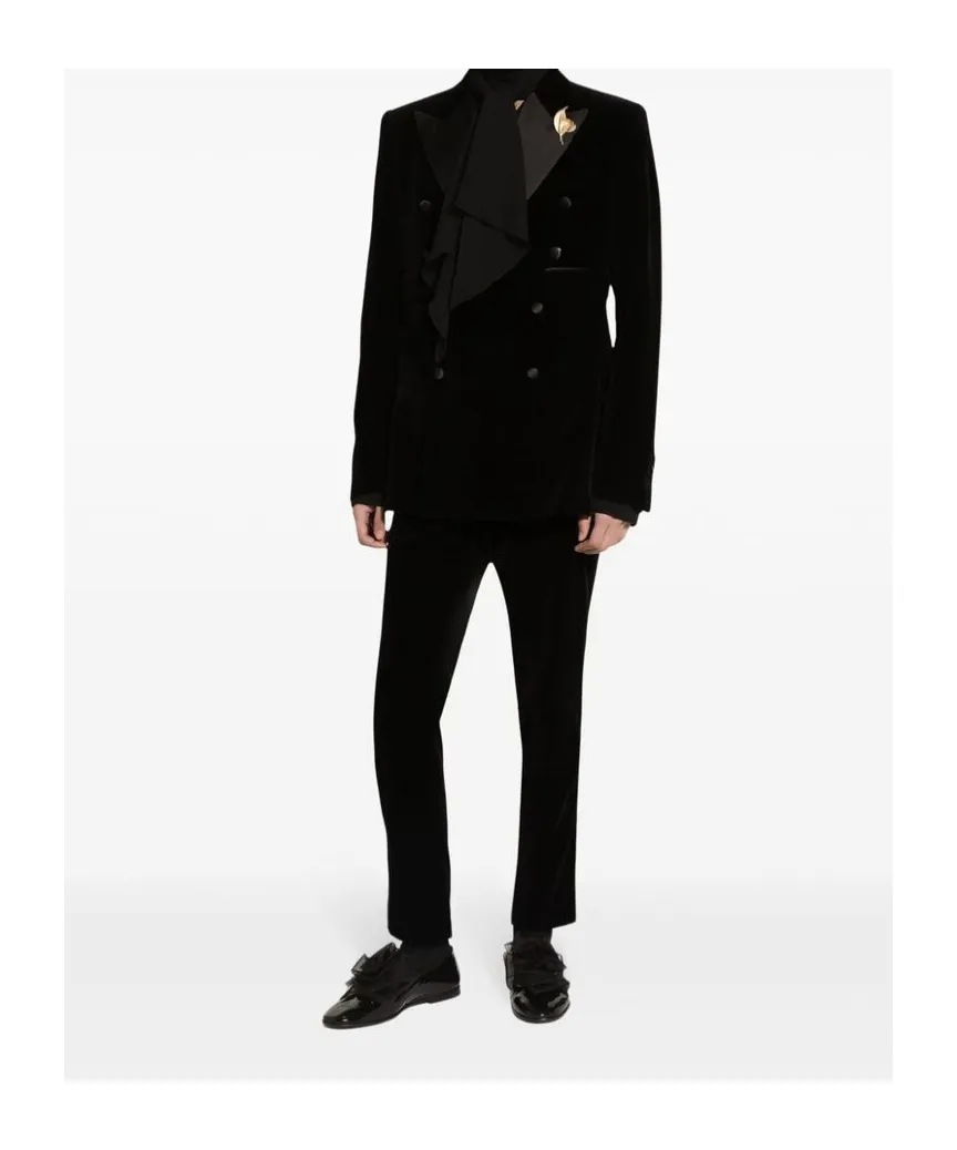 Velvet Tuxedo Pants