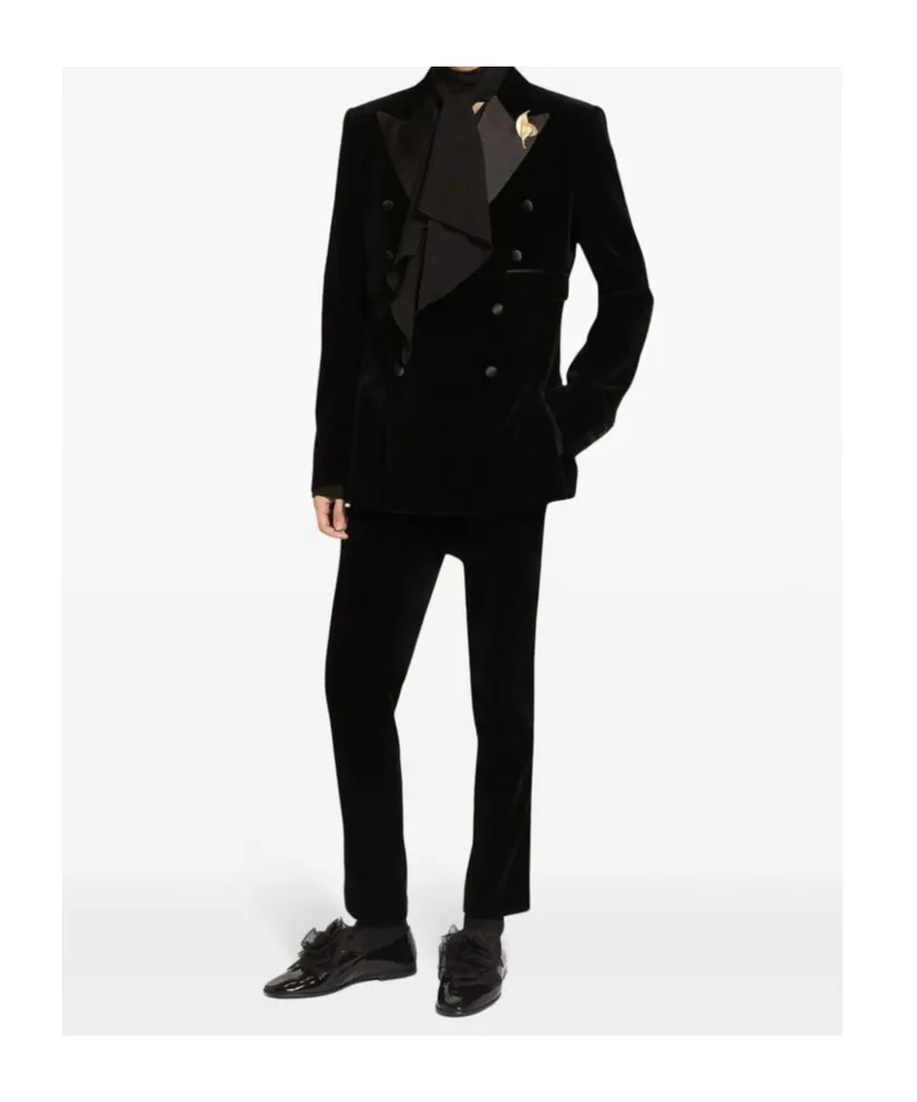 Velvet Tuxedo Pants