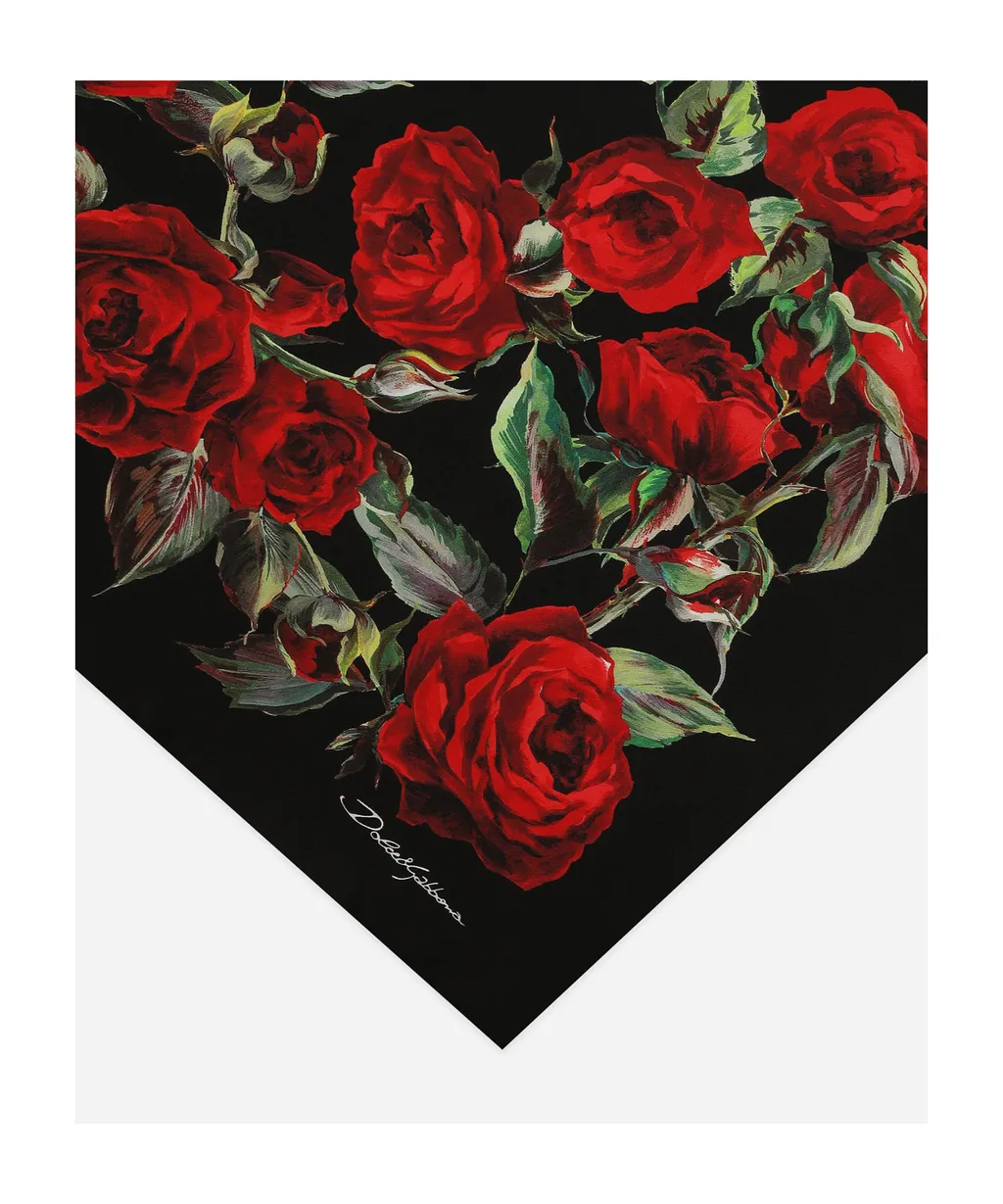 Rose Print Scarf