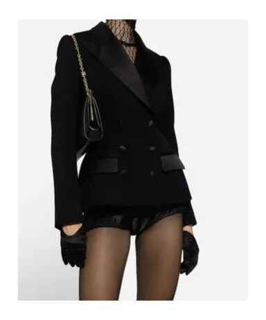 Double-Breasted Long Sleeved Blazer
