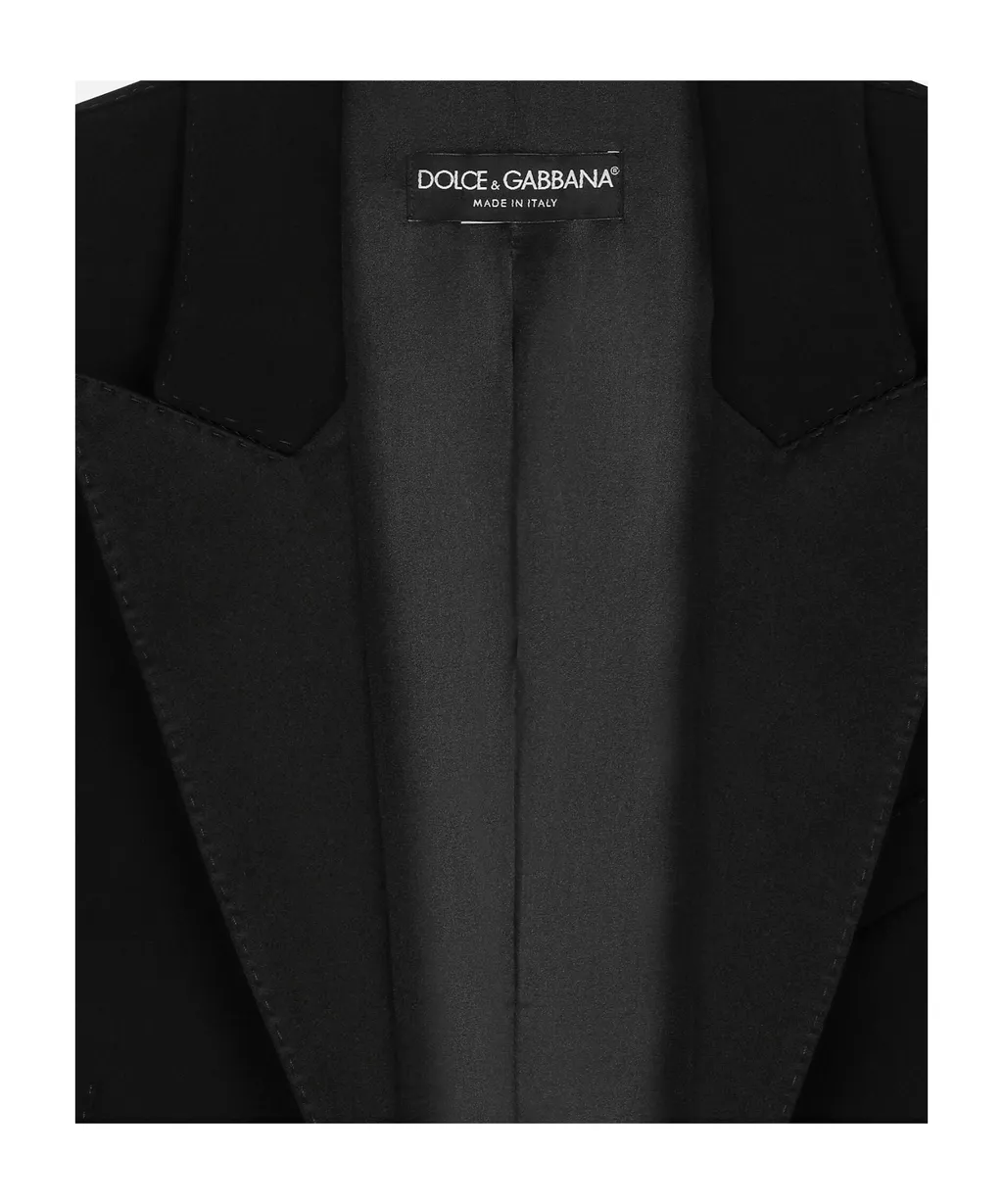 Gabardine Spencer Tuxedo Jacket