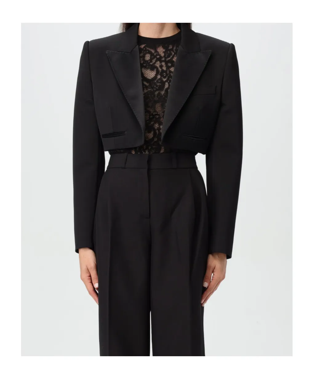 Gabardine Spencer Tuxedo Jacket