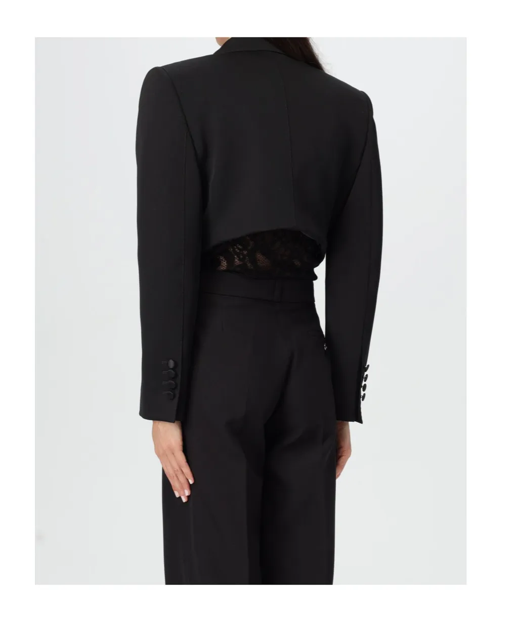 Gabardine Spencer Tuxedo Jacket