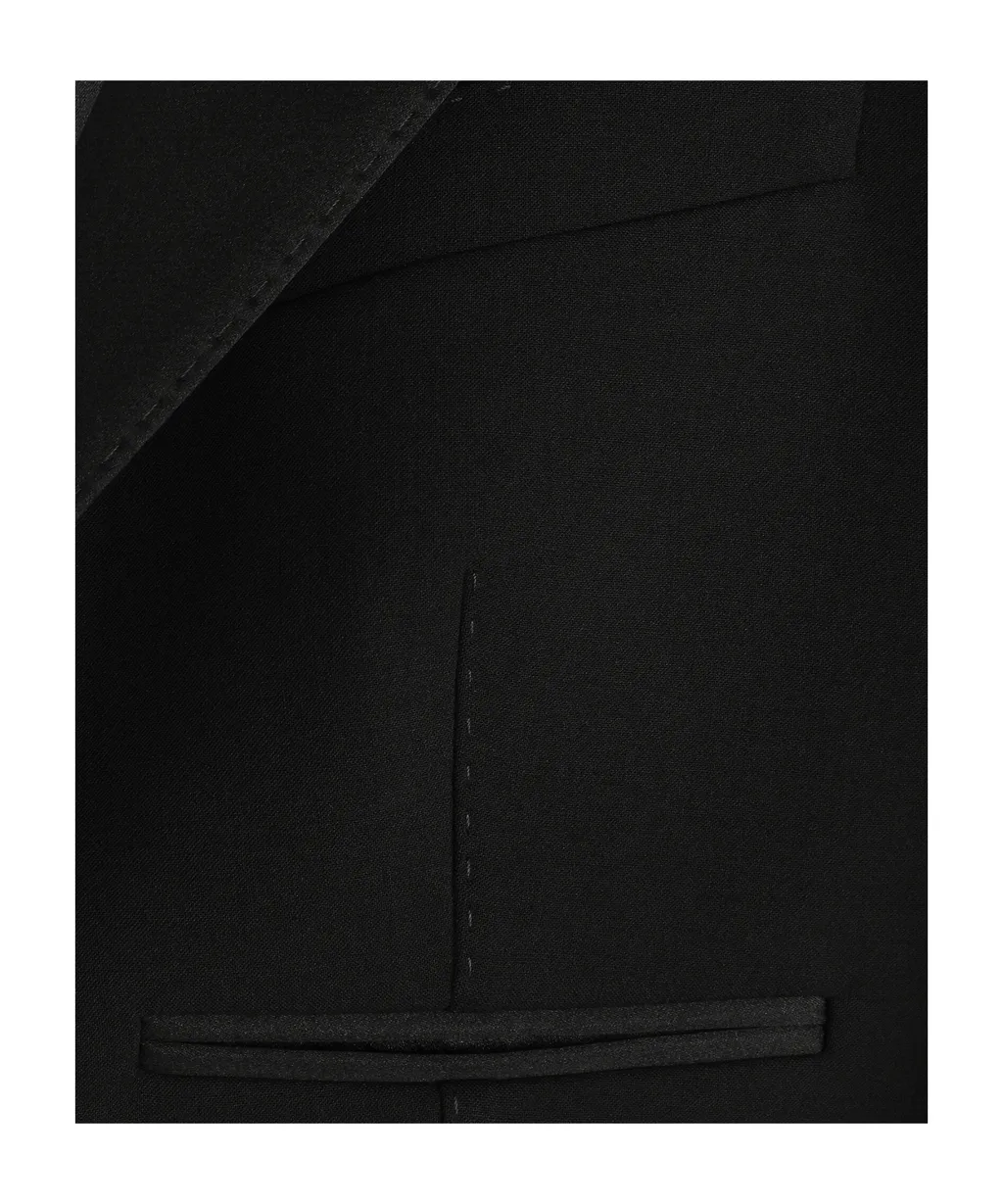 Gabardine Spencer Tuxedo Jacket