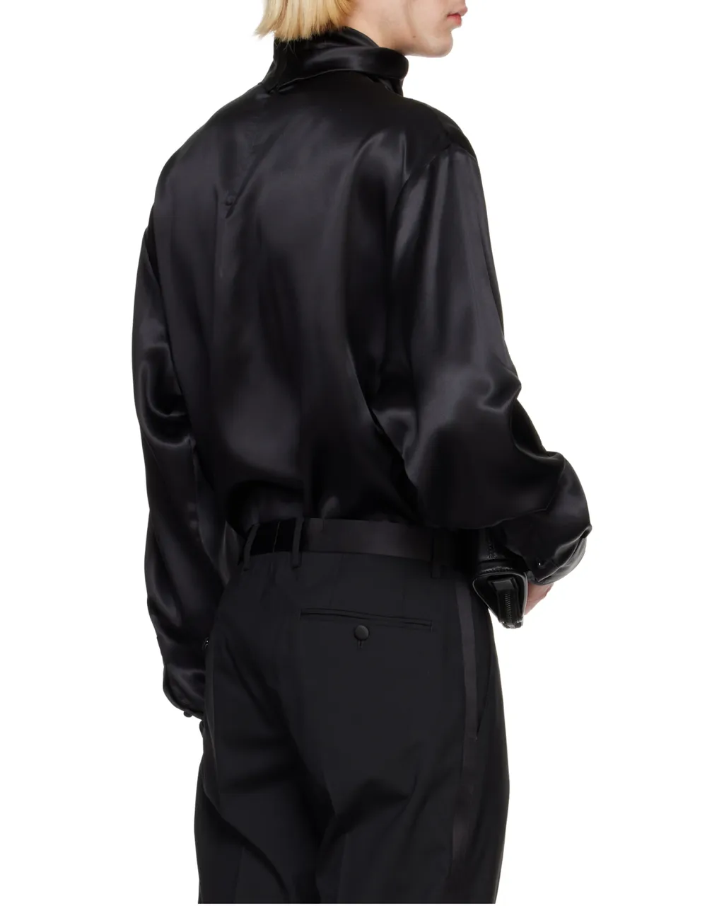 Satin Turtleneck Shirt