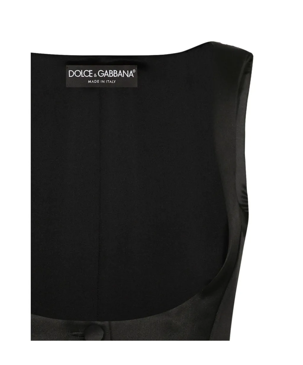 Sleeveless Satin Vest