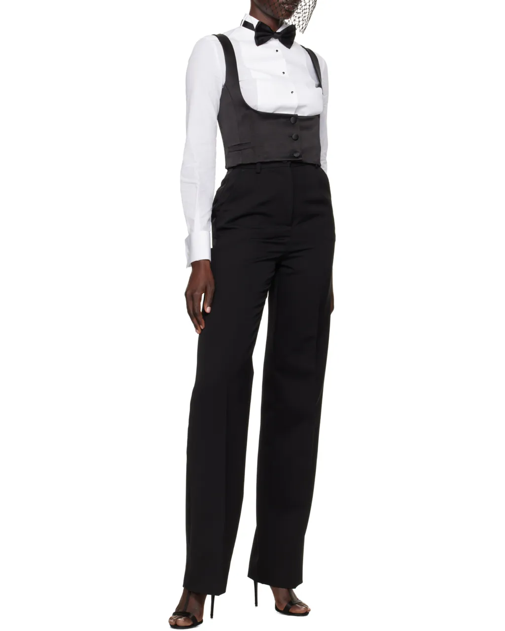 Sleeveless Satin Vest