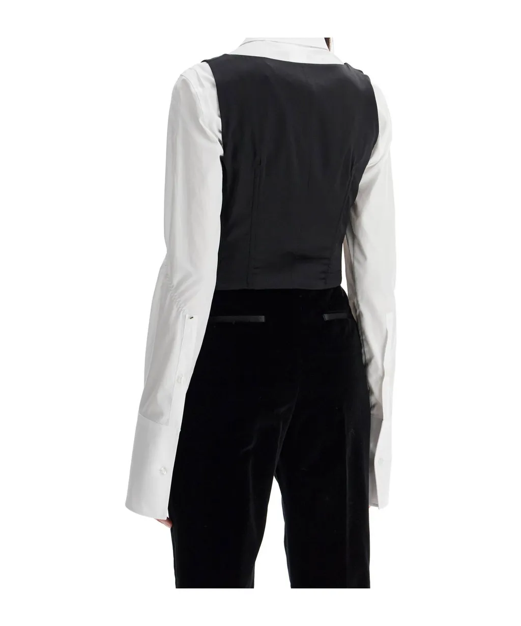 Double-Breasted Tuxedo Vest