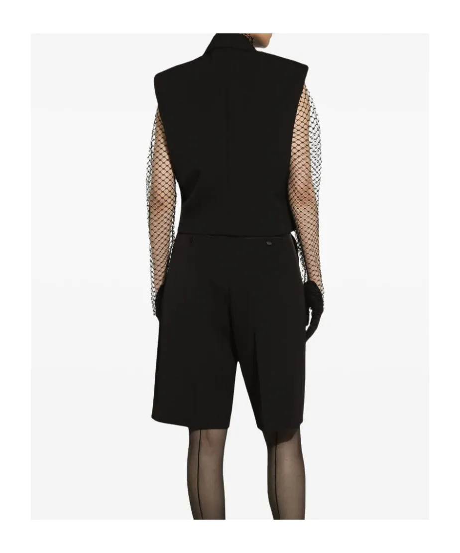 Double-Breasted Gabardine Tuxedo Vest
