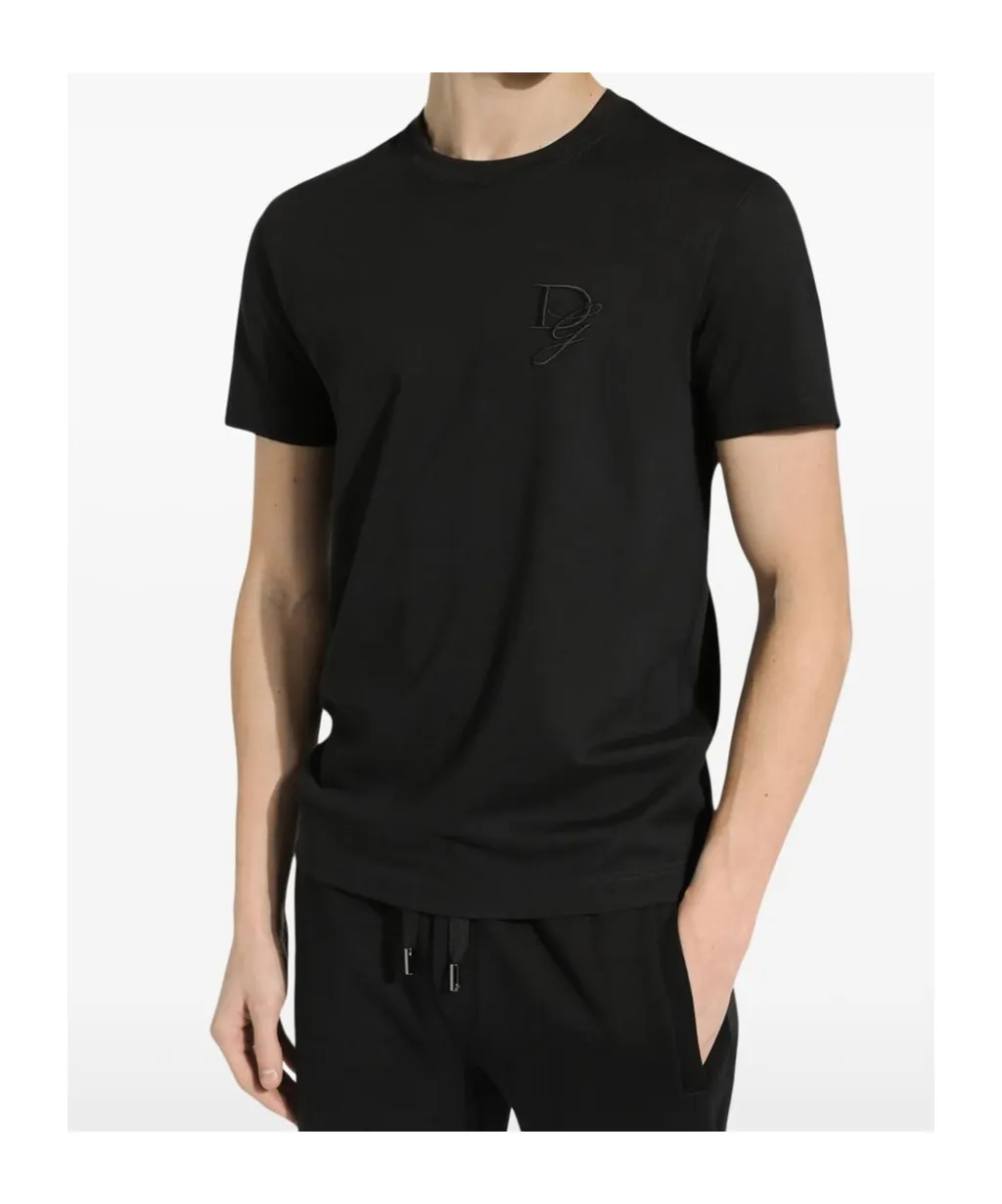 Logo Embroidered Crewneck T-Shirt