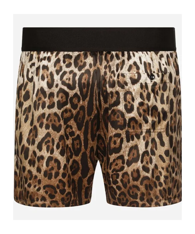 Leopard-Printed Shorts