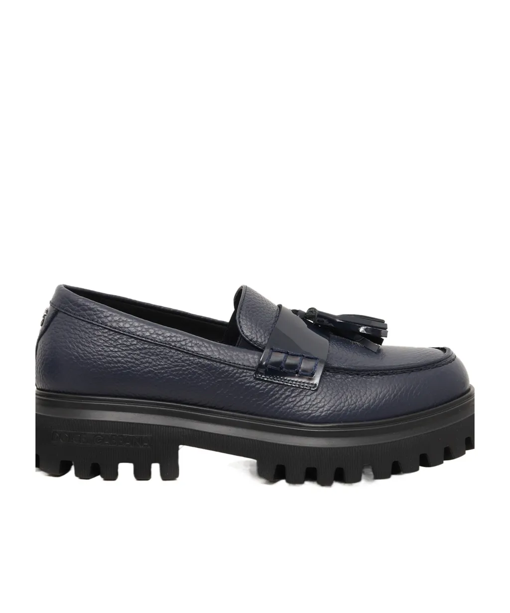 Logo Plaque Loafers