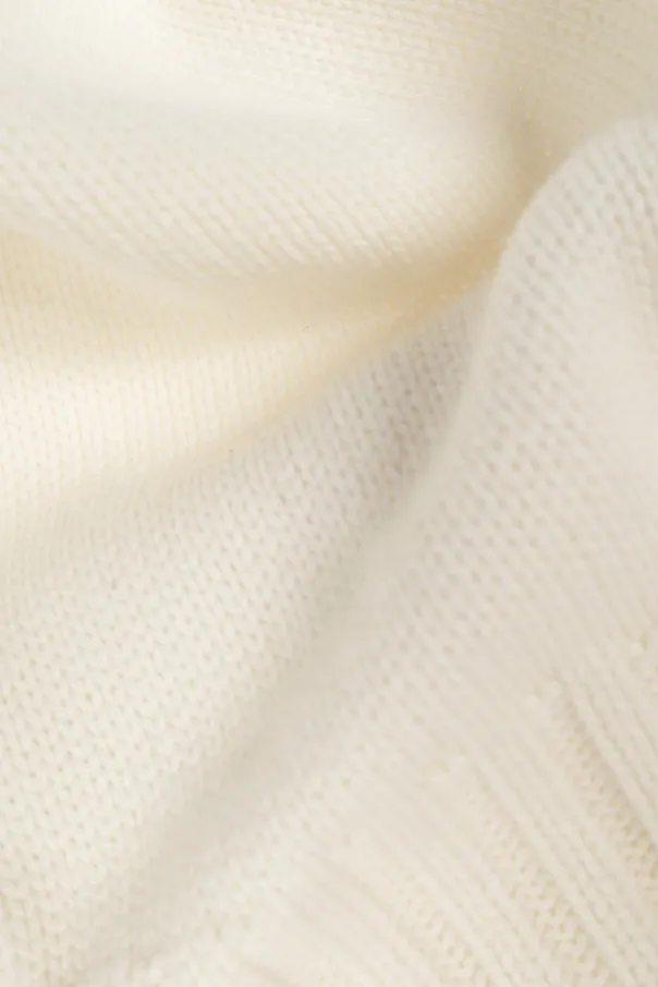 Dg Logo Embroidered Knitted Scarf