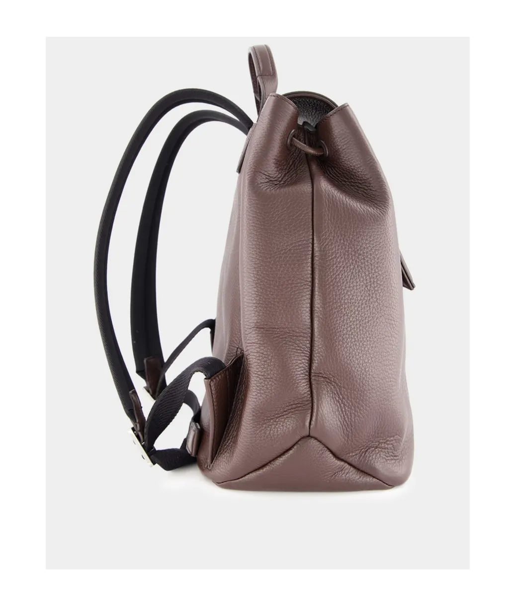 Logo Embossed Backpack