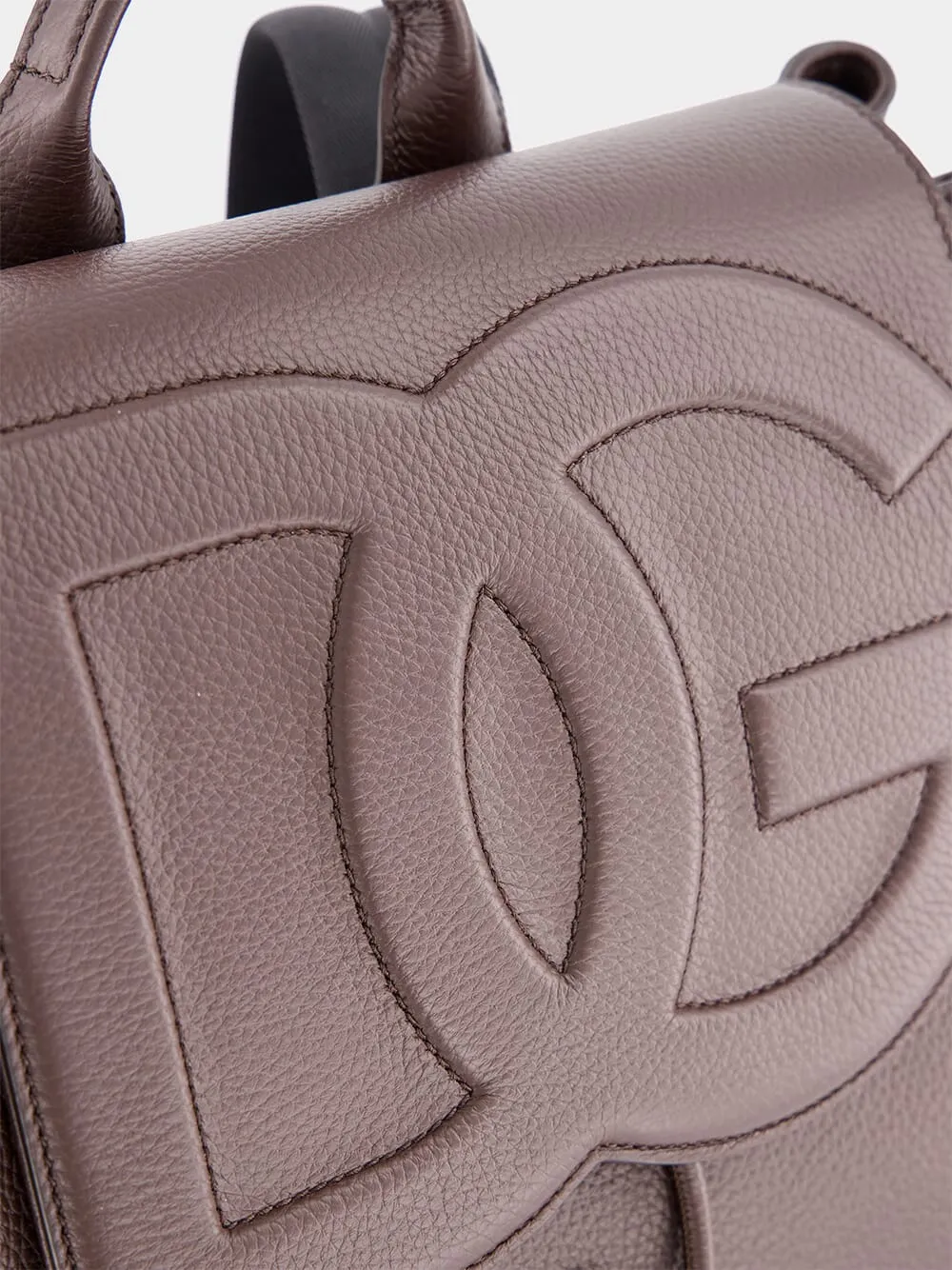Logo Embossed Backpack