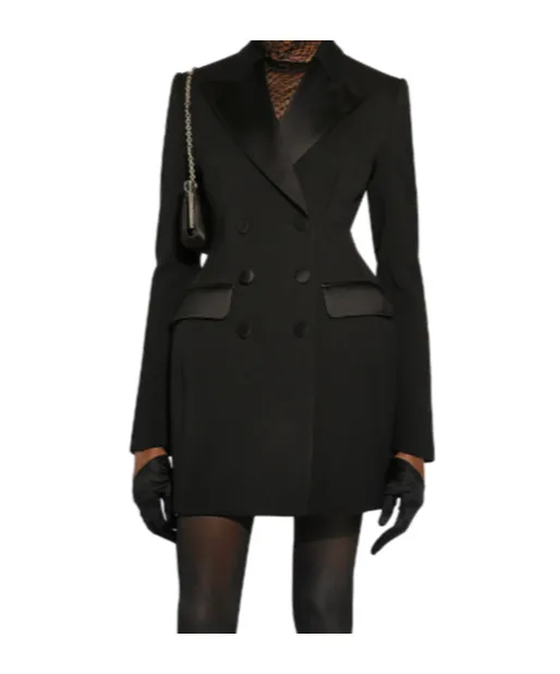 Double-Breasted Tuxedo Jacket