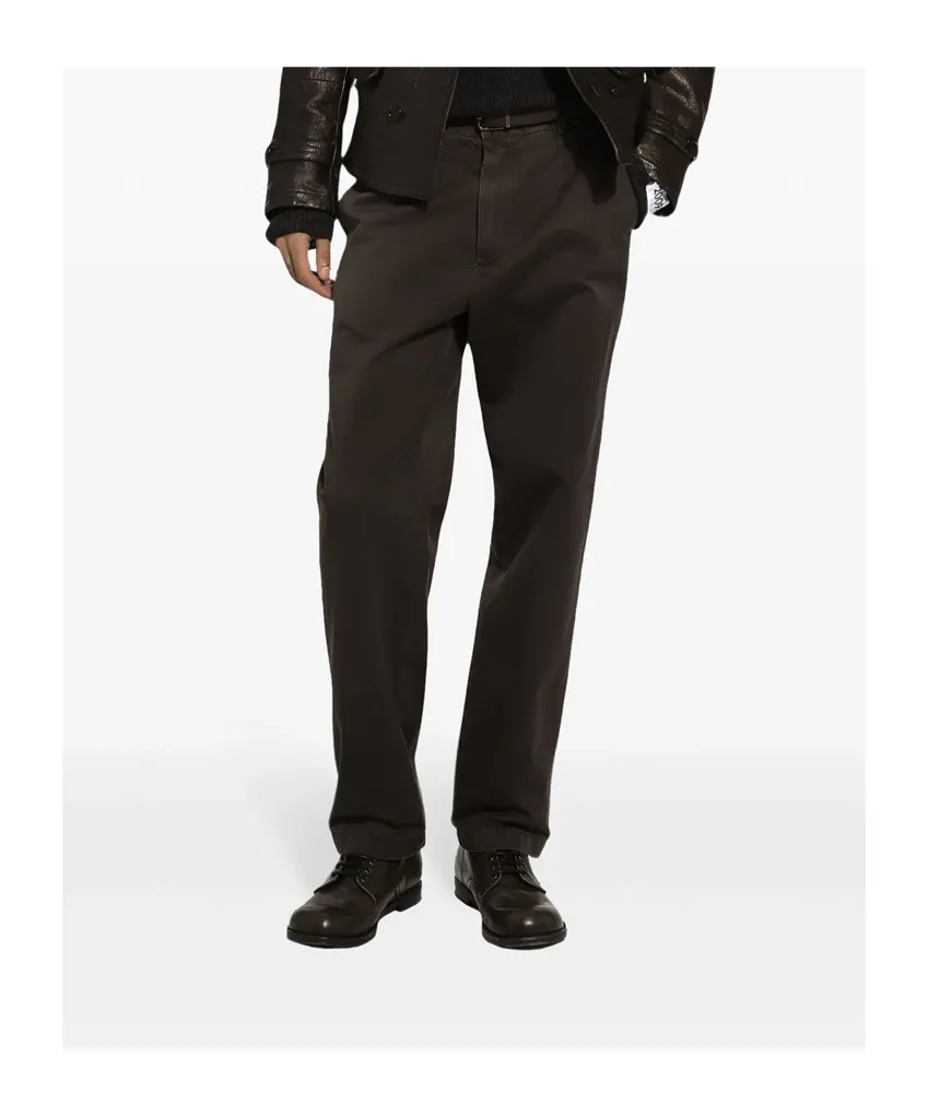 Garment-Dyed Trousers