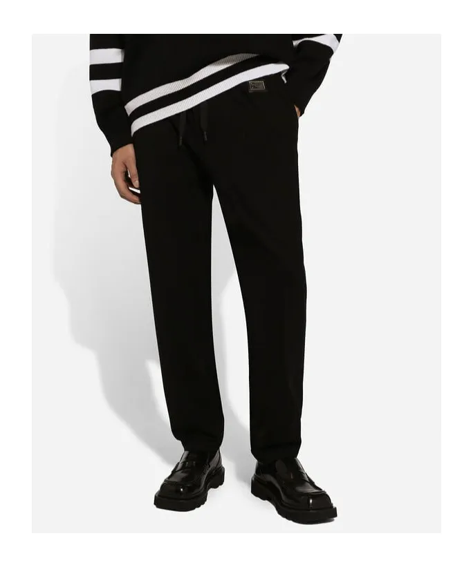 Logo Detailed Regular-Fit Trousers