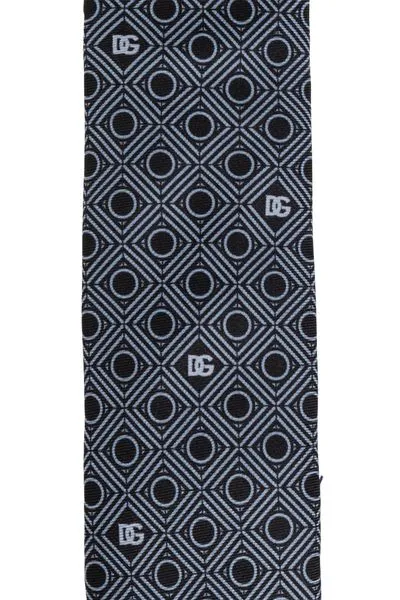 Dg Logo Jacquard Tie