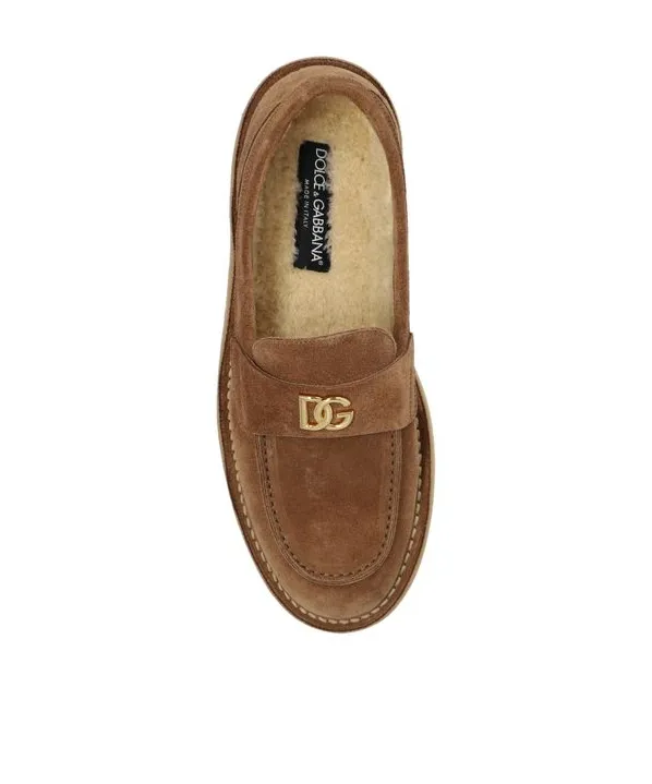 Dg Logo Plaque Loafers