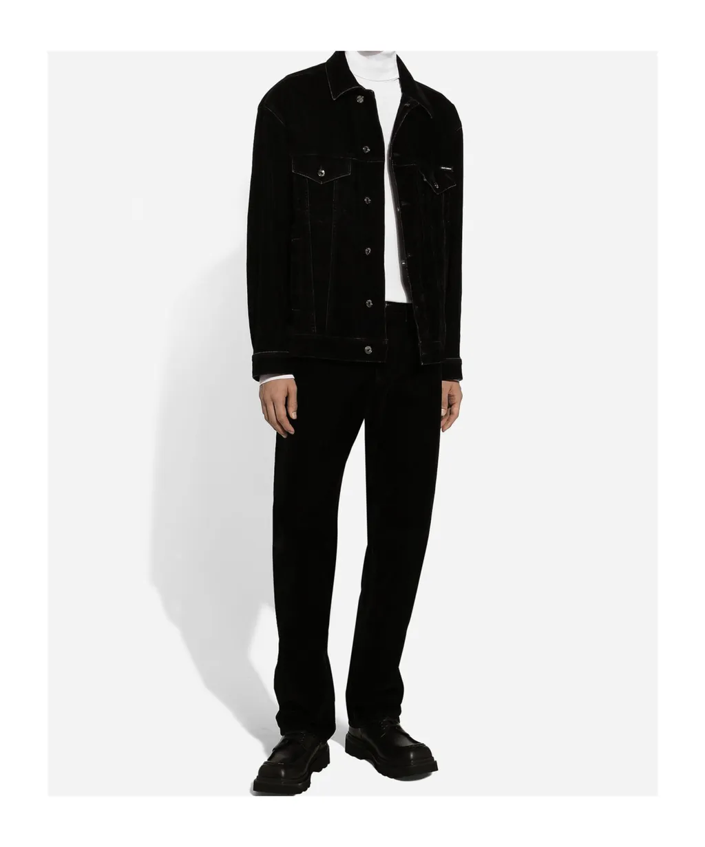Long-Sleeved Denim Shirt Jacket