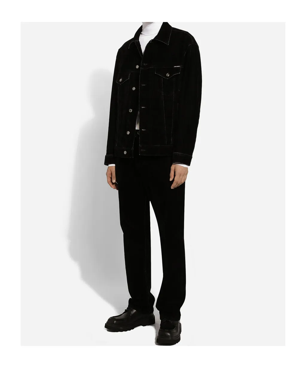 Long-Sleeved Denim Shirt Jacket