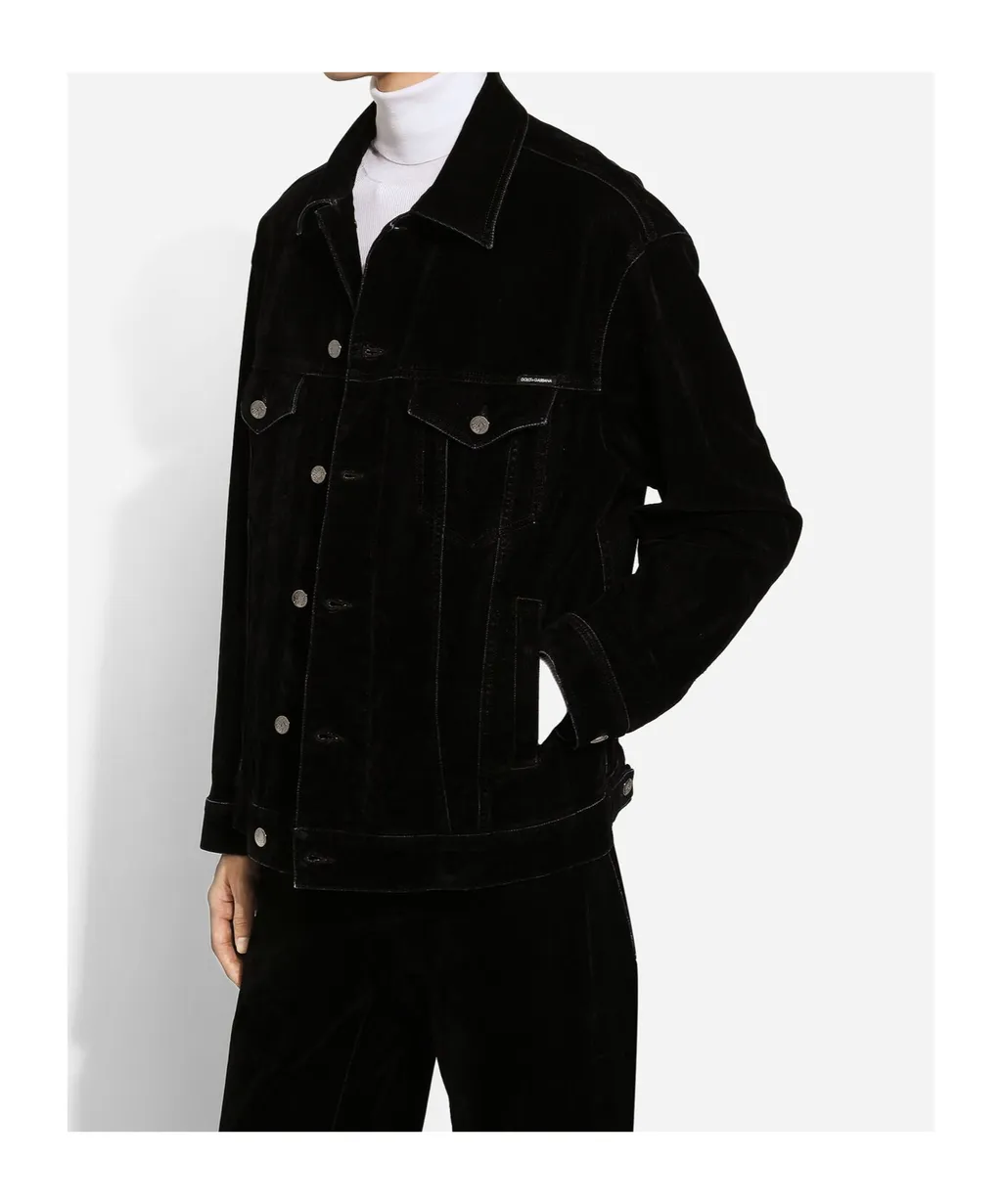 Long-Sleeved Denim Shirt Jacket
