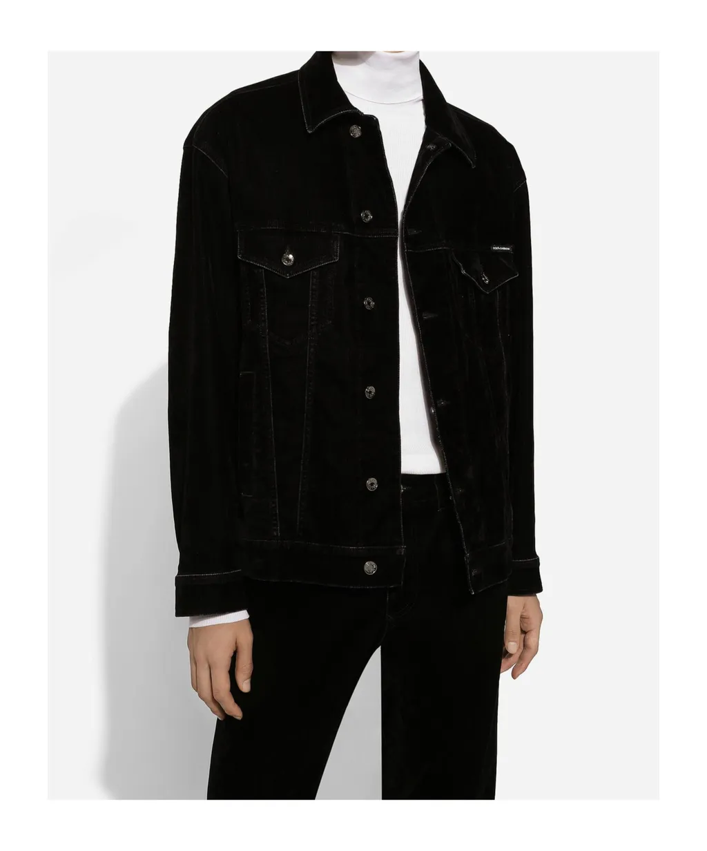 Long-Sleeved Denim Shirt Jacket