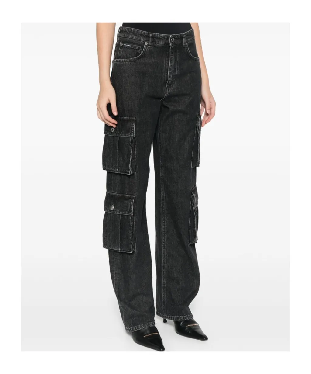 Straight Cargo Jeans