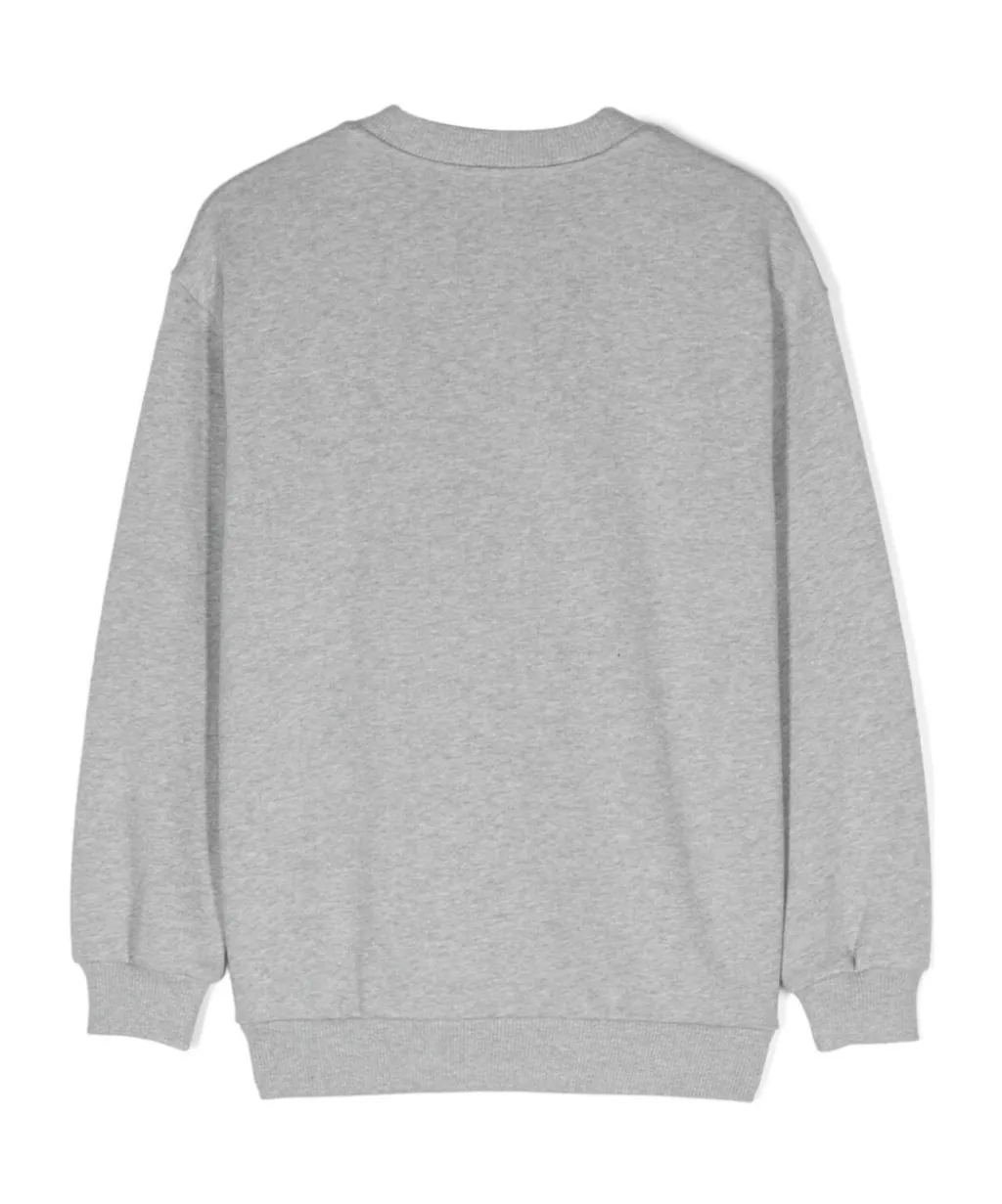 Logo-Embroidered Drop Shoulder Sweatshirt