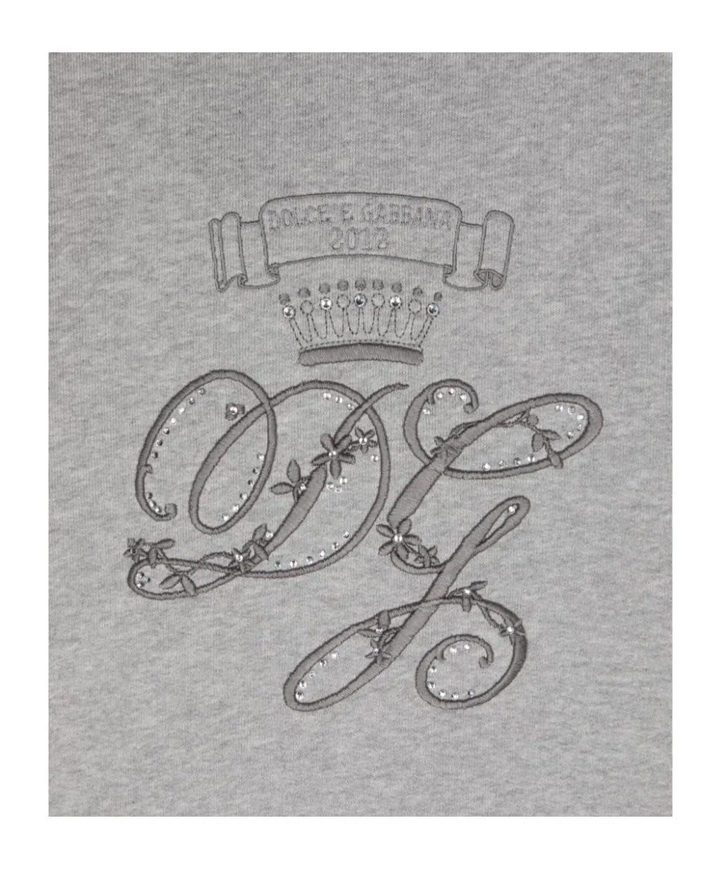 Logo-Embroidered Drop Shoulder Sweatshirt