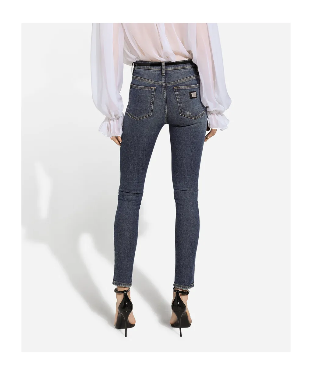 Distressed Skinny Jeans