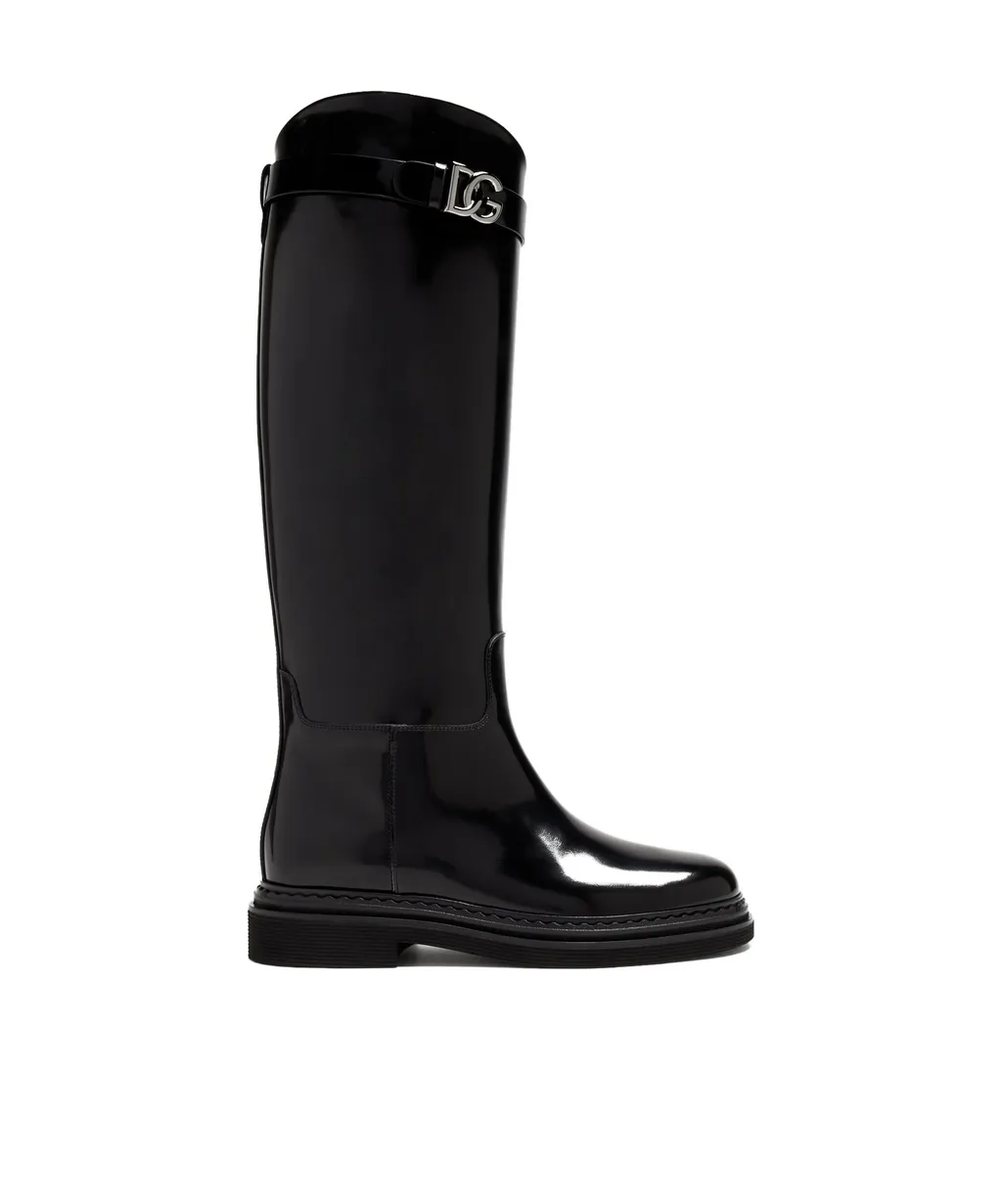 Logo Plaque Boots