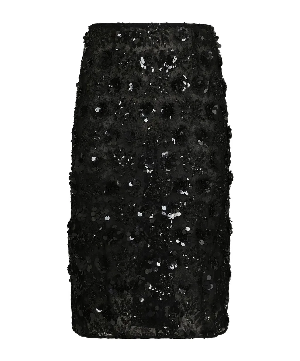 Sequin-Embellished Skirt