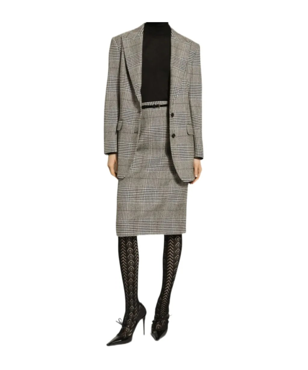 Glen Plaid Blazer