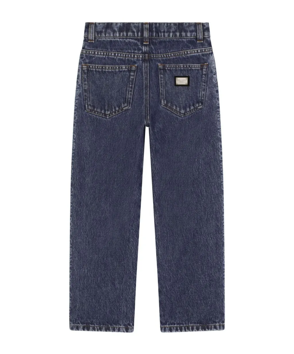 Logo Plaque Jeans