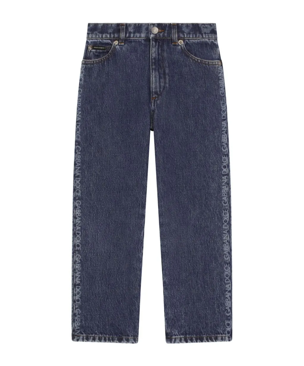 Logo Plaque Jeans