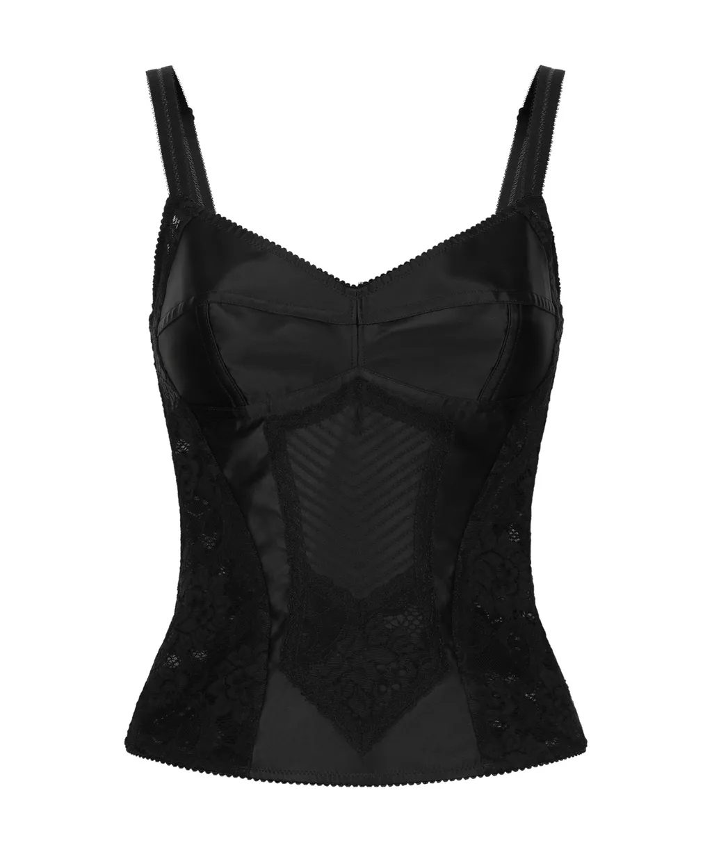 Lace Detailed Corset Top
