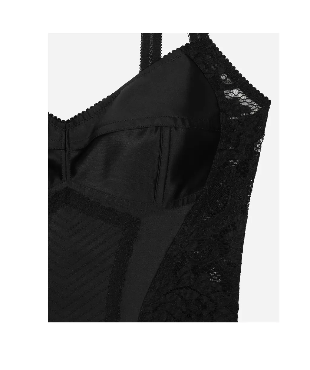 Lace Detailed Corset Top