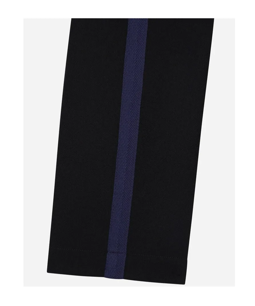 Side-Band Wool Trousers