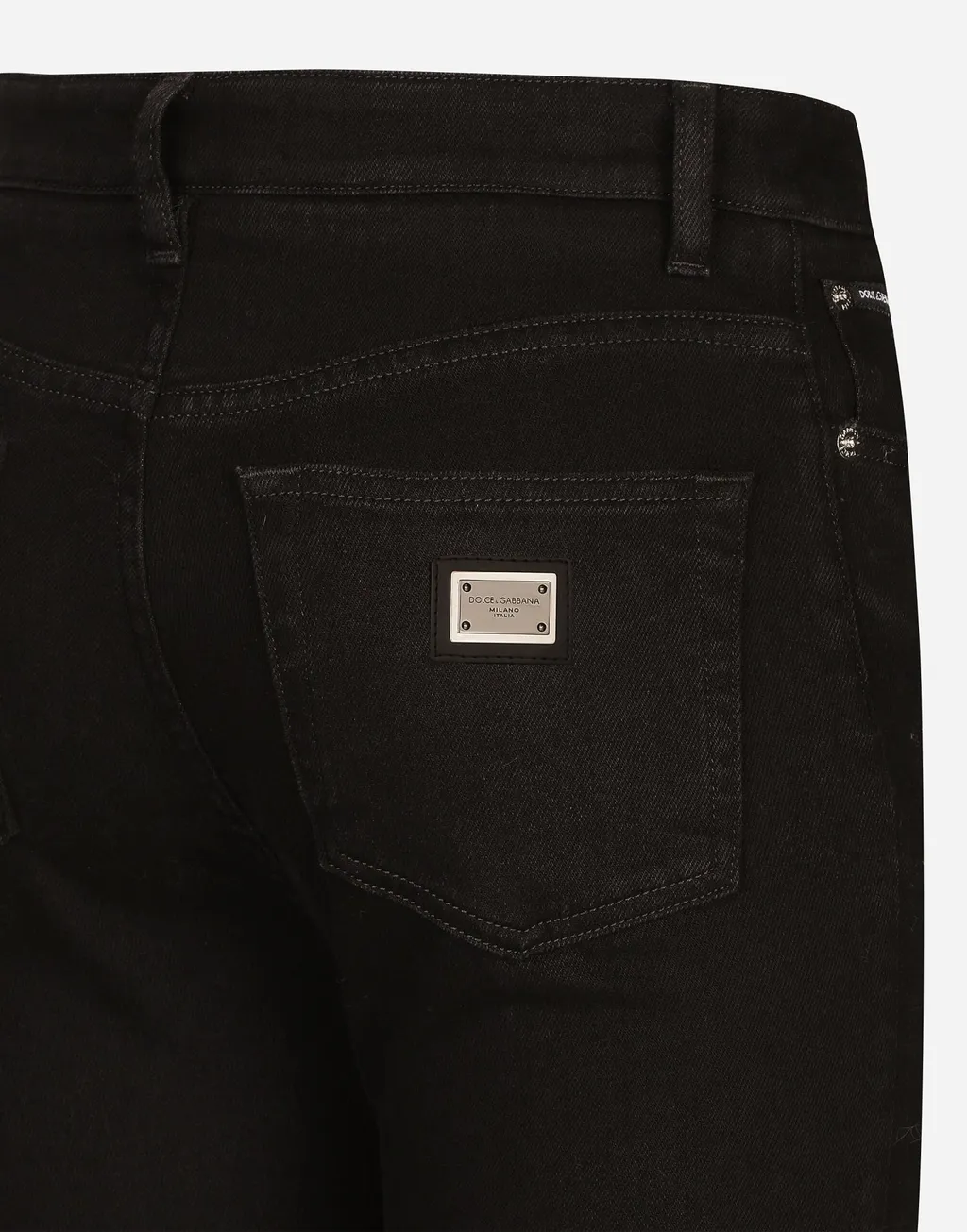 Logo Plaque Skinny Jeans